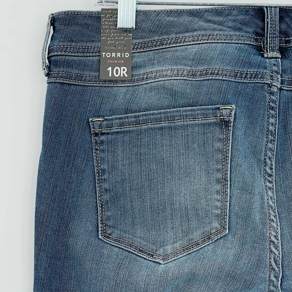 Torrid Premium Luxe Skinny Stretch Indigo Sun